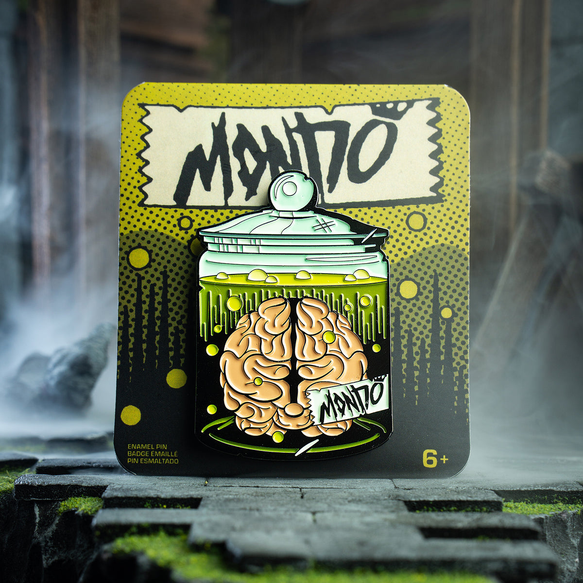 Pickle Brain Mondo Pickled Brain Enamel Pin