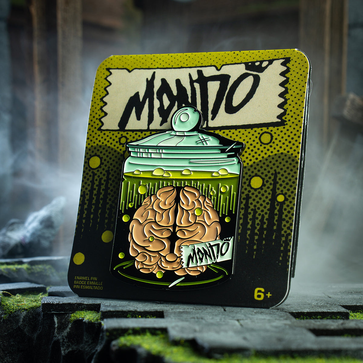 Pickle Brain Mondo Pickled Brain Enamel Pin