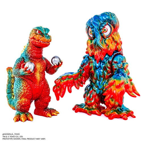 Godzilla and Hedorah Soft Vinyl Figure Set - Vintage Variant