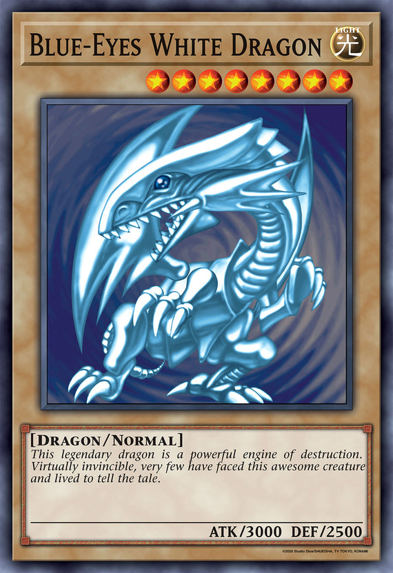 Yu-Gi-Oh! Blue-Eyes White Dragon (Timed Edition) Poster