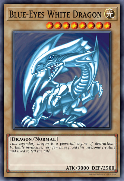 Yu-Gi-Oh! Blue-Eyes White Dragon (Timed Edition) Poster – Mondo