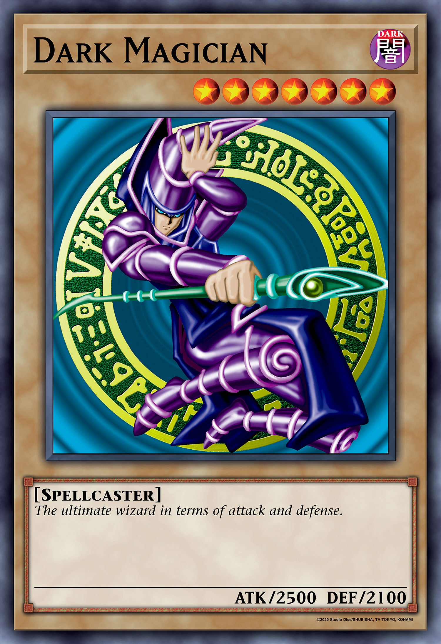 Yu-Gi-Oh! Dark Magician (Timed Edition) Poster Yu-Gi-Oh! Dark Magician (Timed Edition) Poster
