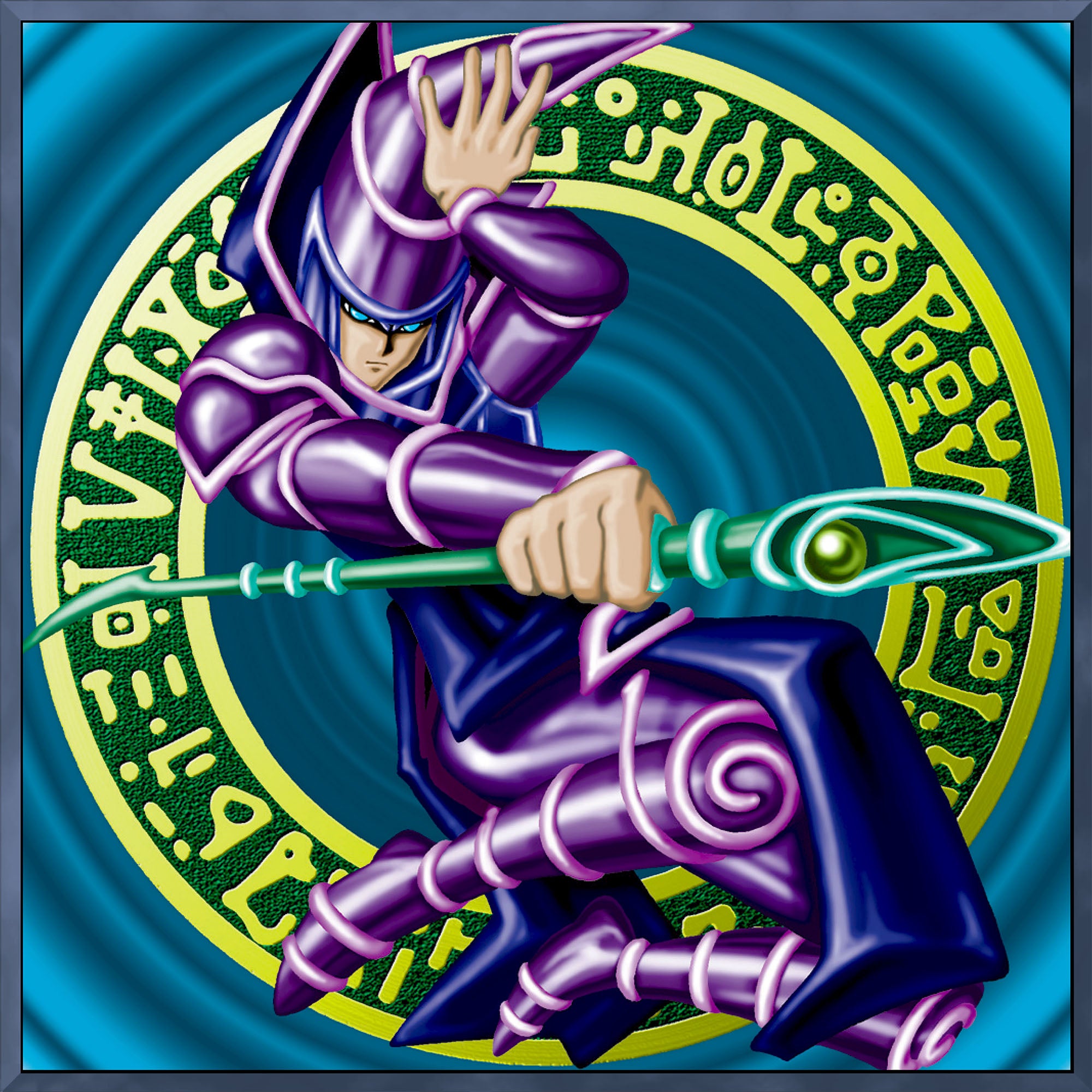 big yugioh card poster Yu-Gi-Oh! Dark Magician (Timed Edition) Poster – Mondo