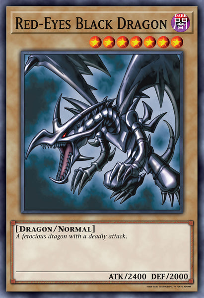 Yu-Gi-Oh! Red-Eyes Black Dragon (Timed Edition) Poster – Mondo