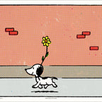 Peanuts First Appearance of Snoopy Poster