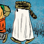 Peanuts Snoopy and Trick Or Treaters Poster