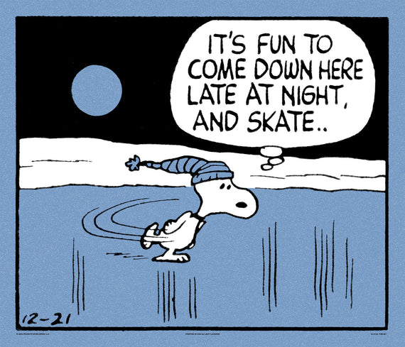 Peanuts Skate Poster