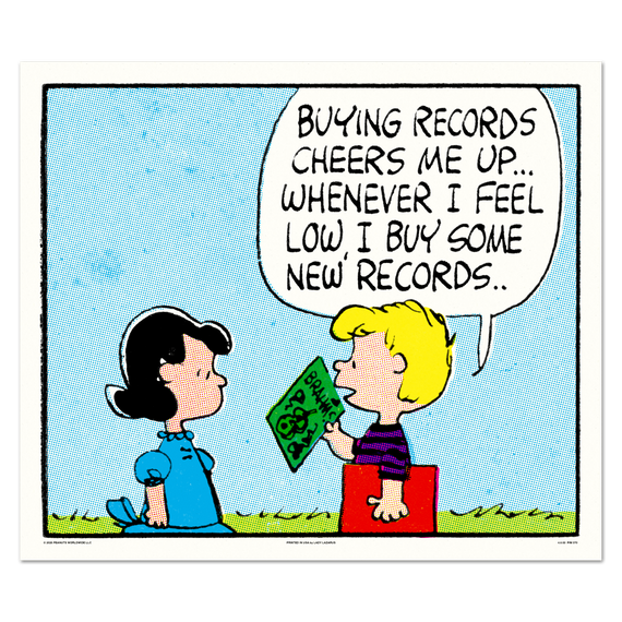 Peanuts New Records Poster