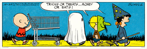 Peanuts Tricks Or Treats Poster
