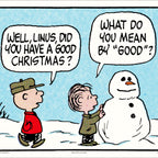 Peanuts A Good Christmas Poster