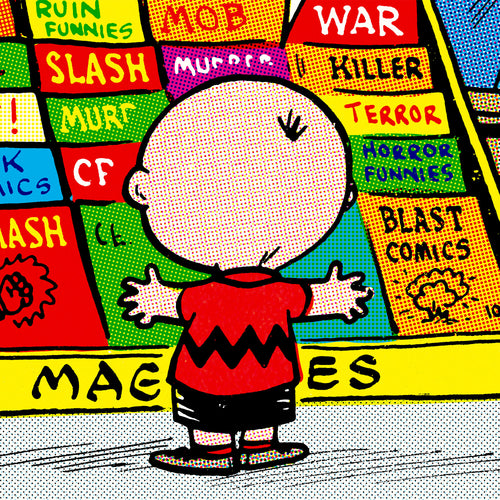 Peanuts A Beautiful Gory Layout Poster