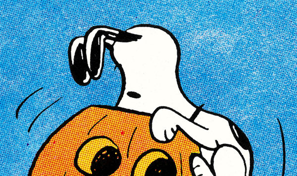 Peanuts Snoopy and Jack-o'Lantern Poster