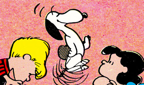 Peanuts Snoopy Dancing Poster