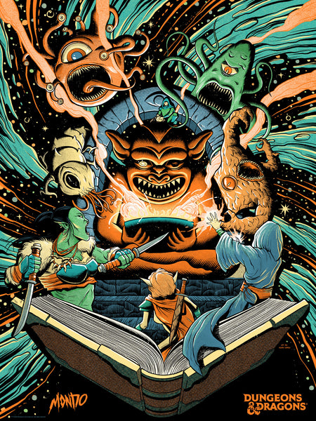 Dungeons & Dragons Poster – Mondo