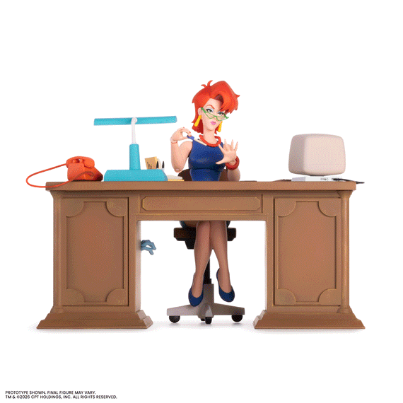 The Real Ghostbusters - Janine with Desk 1/12 Scale Figure - Timed Edition
