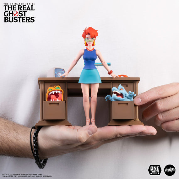 The Real Ghostbusters - Janine with Desk 1/12 Scale Figure - Timed Edition