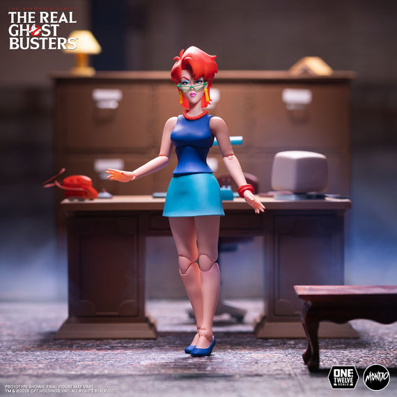 The Real Ghostbusters - Janine with Desk 1/12 Scale Figure - Timed Edition
