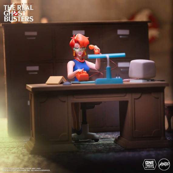 The Real Ghostbusters - Janine with Desk 1/12 Scale Figure - Timed Edition