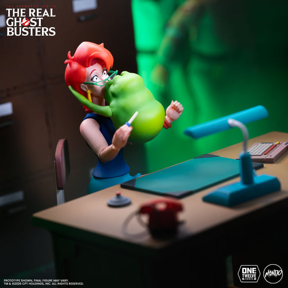 The Real Ghostbusters - Janine with Desk 1/12 Scale Figure - Timed Edition