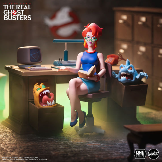 The Real Ghostbusters - Janine with Desk 1/12 Scale Figure - Timed Edition