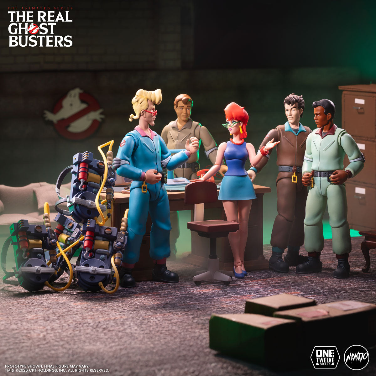 The Real Ghostbusters - Janine with Desk 1/12 Scale Figure - Timed