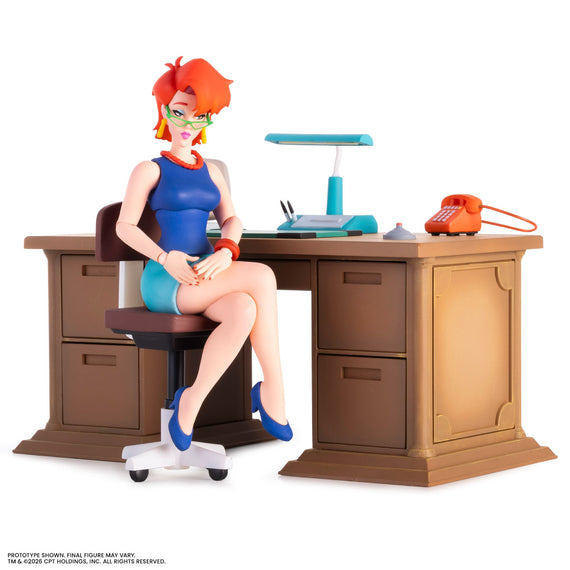 The Real Ghostbusters - Janine with Desk 1/12 Scale Figure - Timed Edition