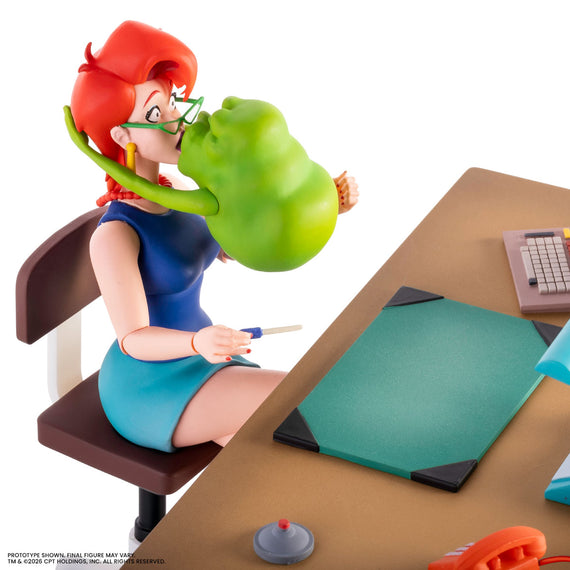 The Real Ghostbusters - Janine with Desk 1/12 Scale Figure - Timed Edition