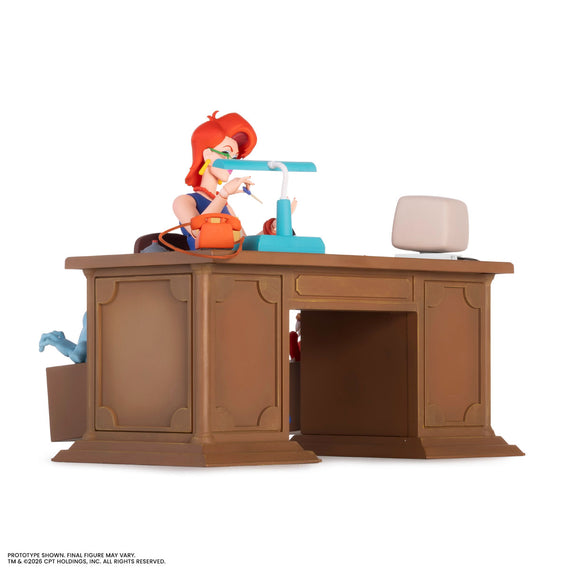 The Real Ghostbusters - Janine with Desk 1/12 Scale Figure - Timed Edition