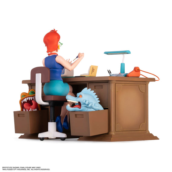 The Real Ghostbusters - Janine with Desk 1/12 Scale Figure - Timed Edition