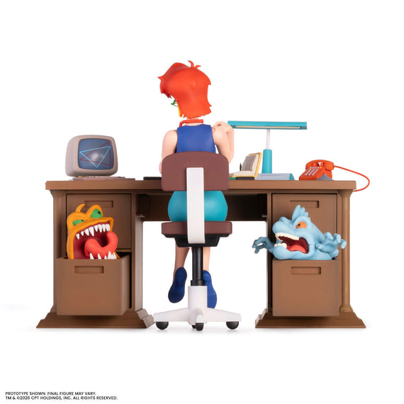 The Real Ghostbusters - Janine with Desk 1/12 Scale Figure - Timed Edition
