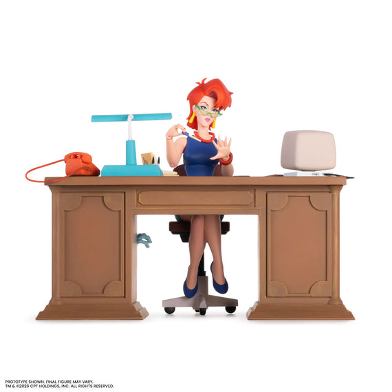 The Real Ghostbusters - Janine with Desk 1/12 Scale Figure - Timed Edition