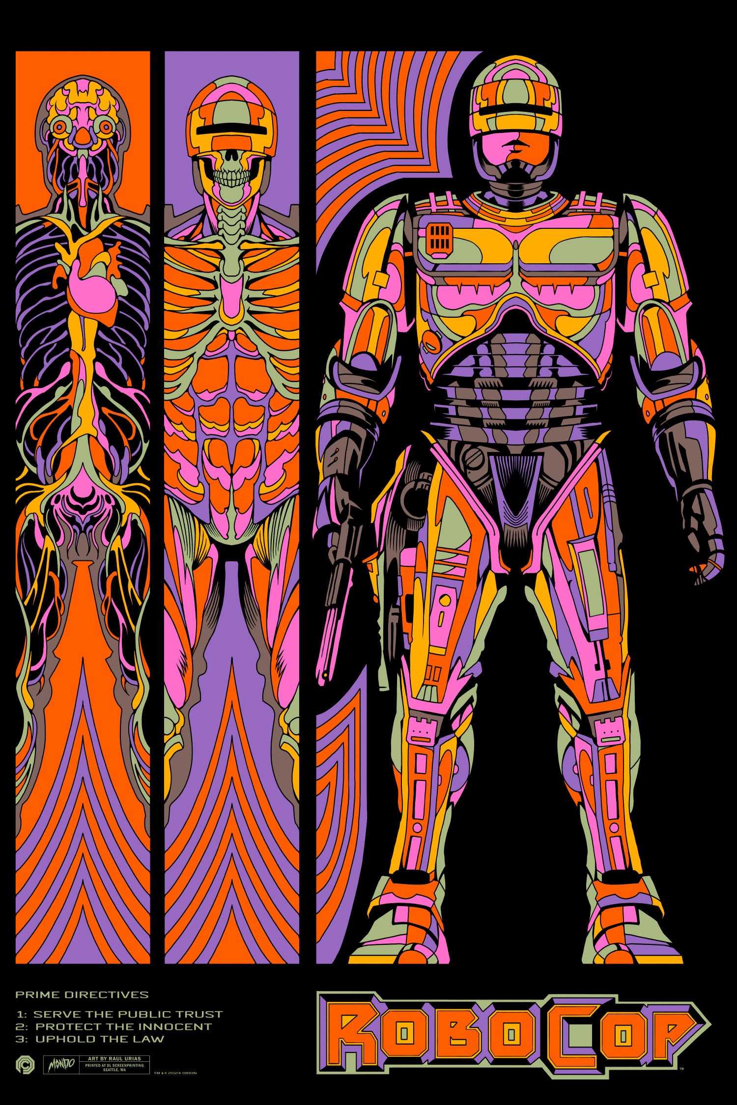 Robocop Colurs Robocop Poster