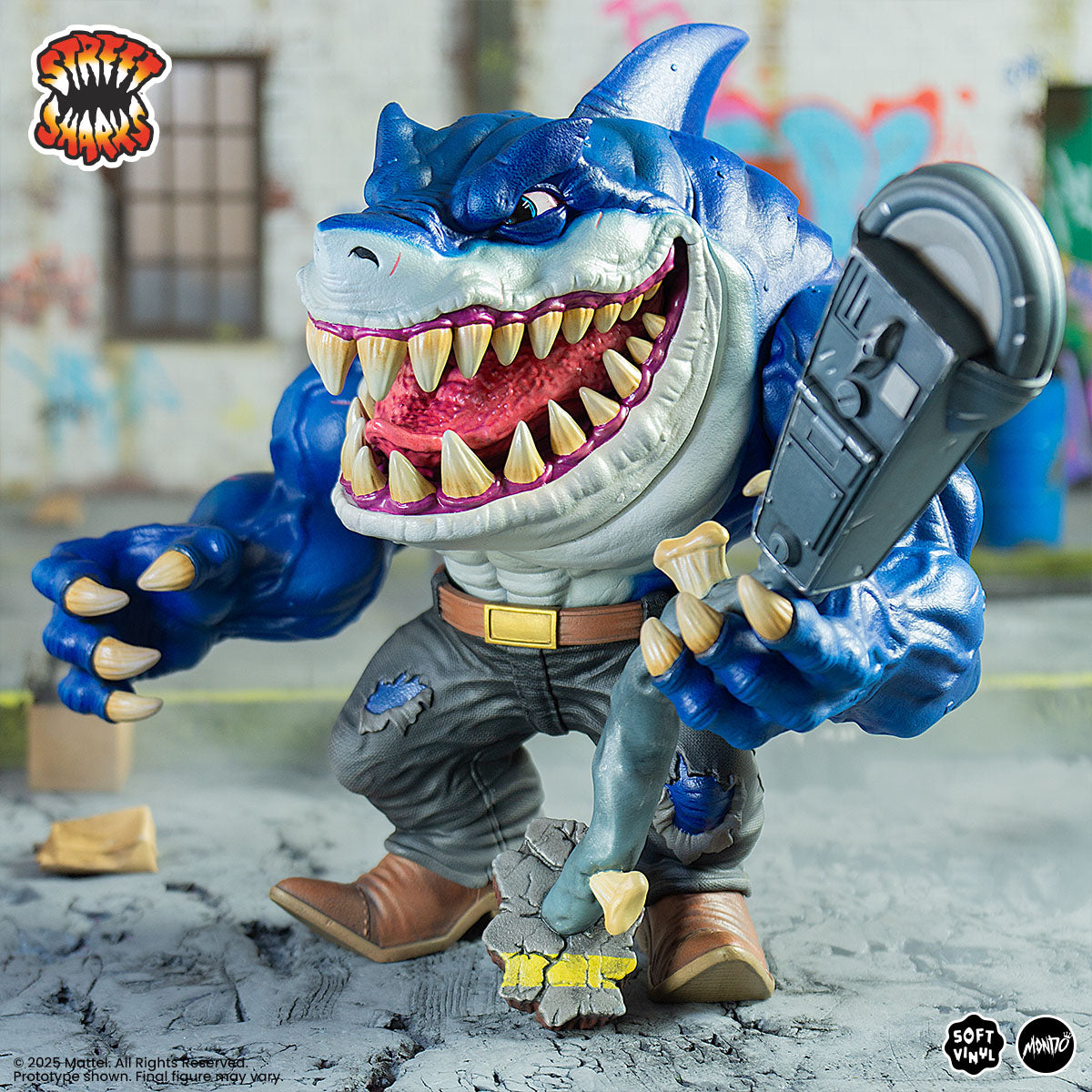 Street Sharks Ripster Soft Vinyl Figure Mondo Street Sharks Ripster Soft Vinyl Figure Mondo