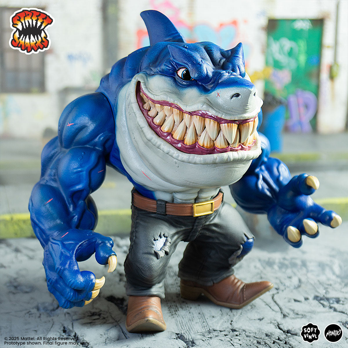 Street Sharks Ripster Soft Vinyl Figure Mondo Street Sharks Ripster Soft Vinyl Figure Mondo
