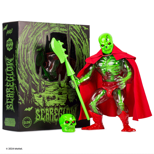 Masters of the Universe - Scareglow Soft Vinyl Figure - Necromancer Variant