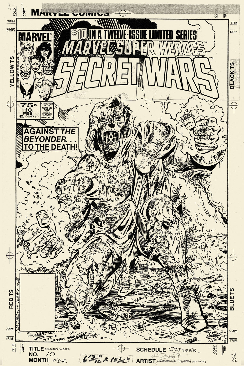 Secret Wars #10 Variant Poster – Mondo