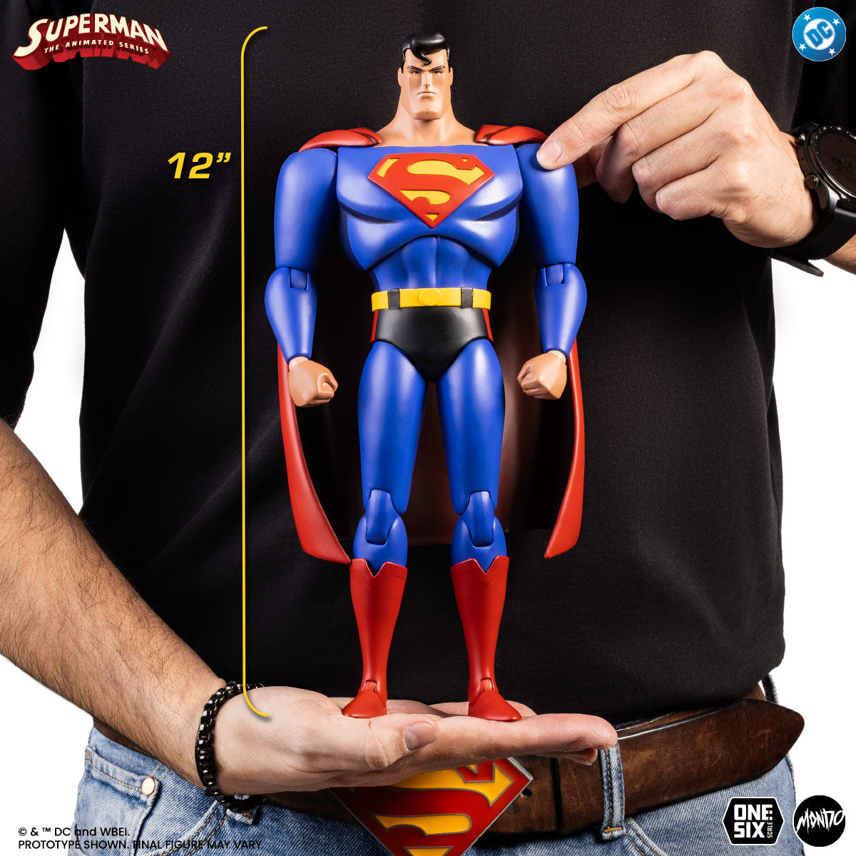 スーパーマン　1/6スケール Superman: The Animated Series - Superman 1/6 Scale Figure – Mondo