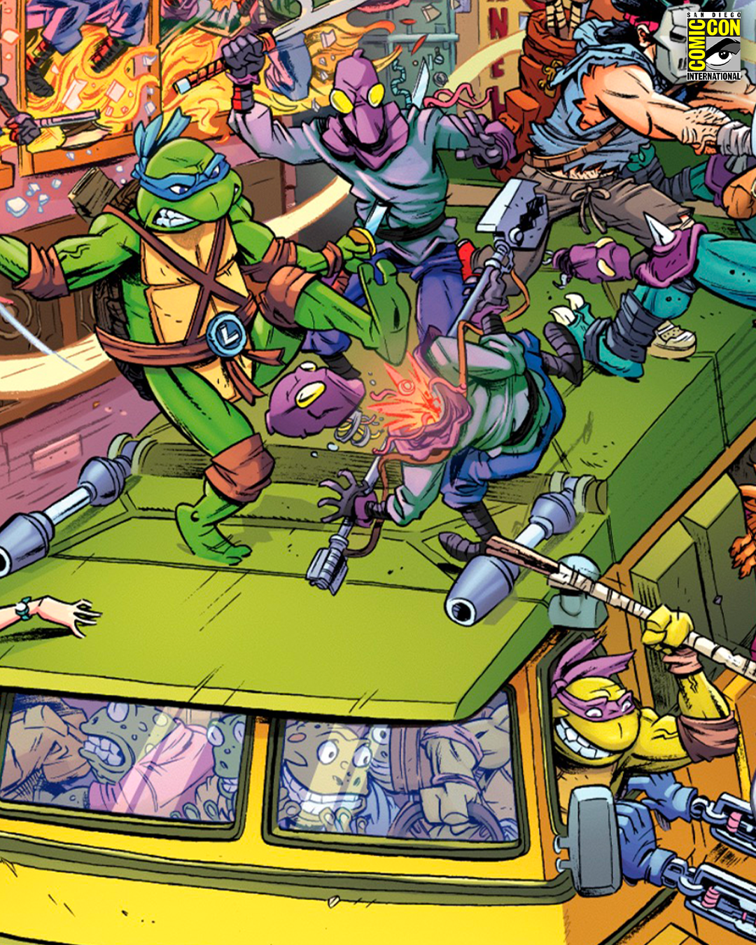 ポスター RT-149553 Teenage Mutant Ninja Turtles Pizza Van (Timed Edition) Poster – Mondo