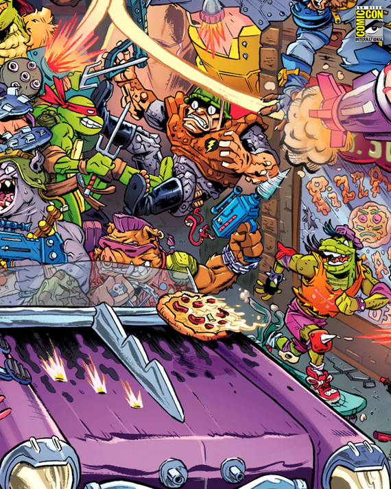 Teenage Mutant Ninja Turtles Pizza Van (Timed Edition) Poster