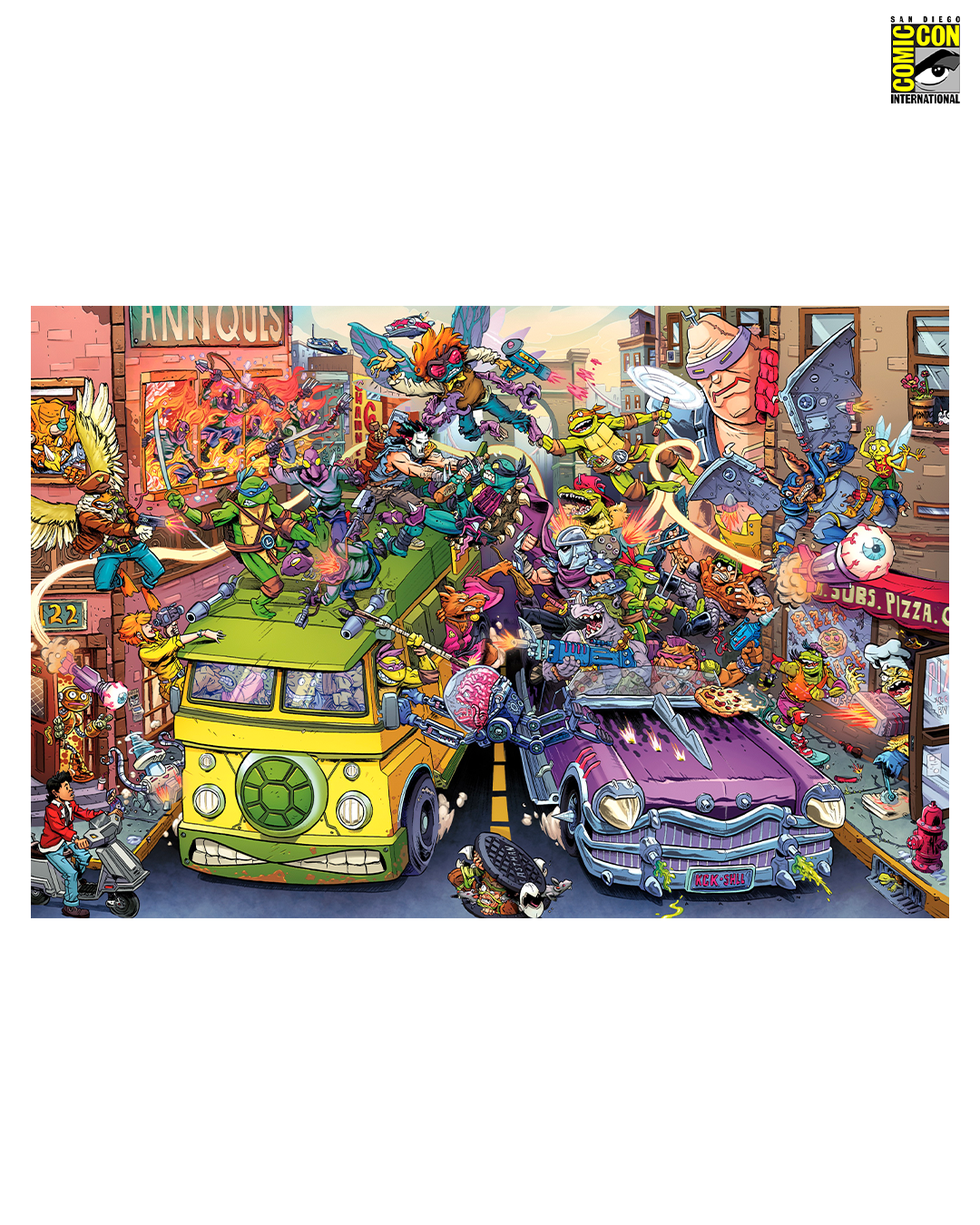 Teenage Mutant Ninja Turtles Pizza Van (Timed Edition) Poster – Mondo