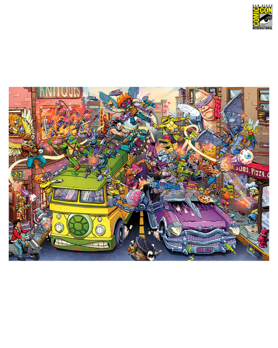 Teenage Mutant Ninja Turtles Pizza Van (Timed Edition) Poster