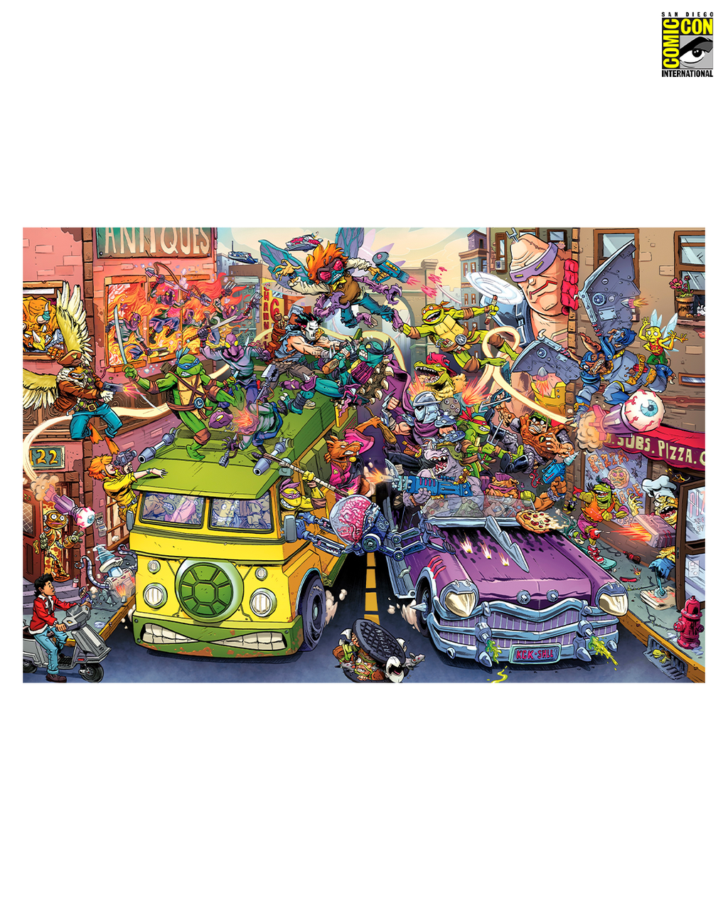 Teenage Mutant Ninja Turtles Pizza Van (Timed Edition) Poster – Mondo