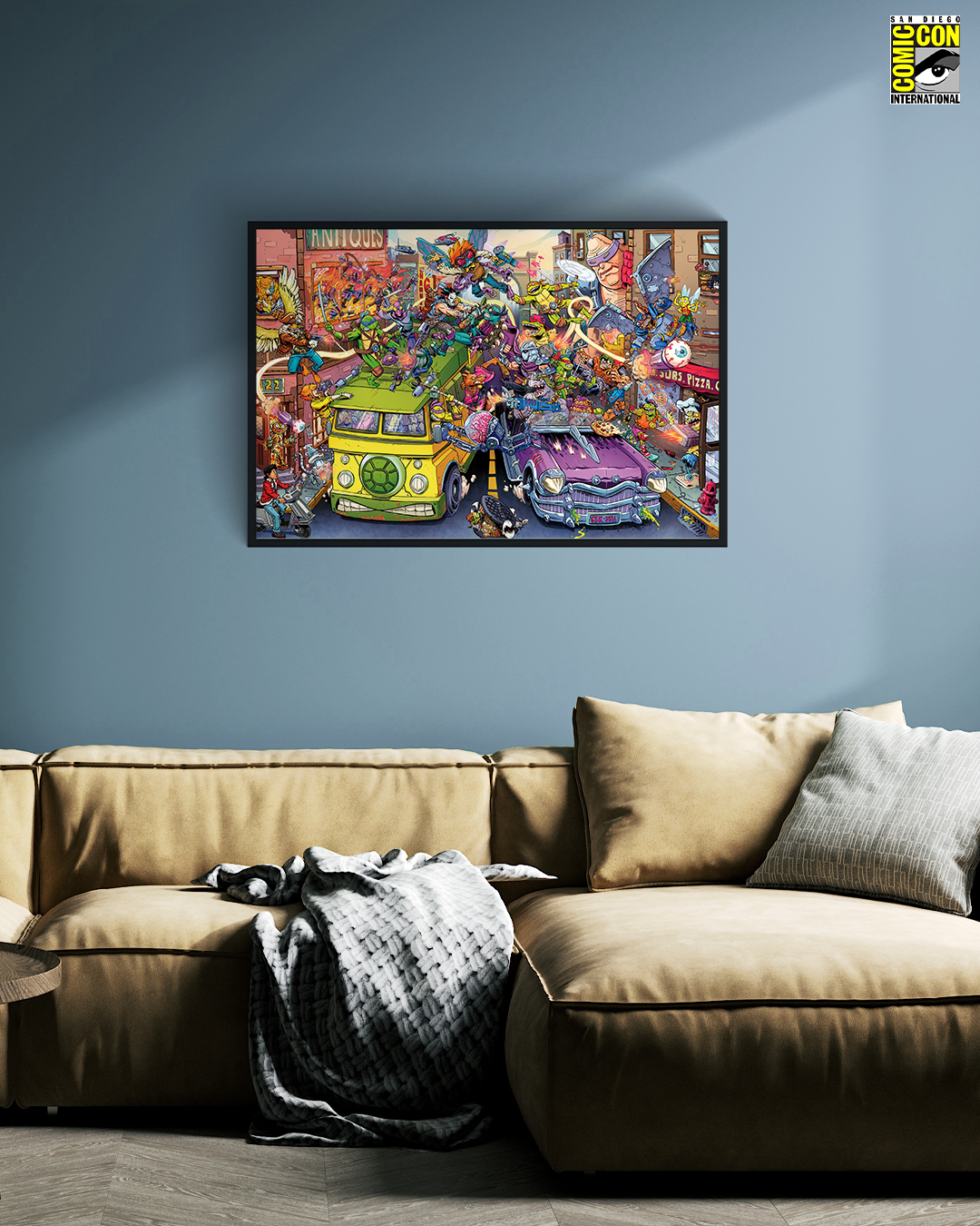 ポスター RT-149553 Teenage Mutant Ninja Turtles Pizza Van (Timed Edition) Poster – Mondo