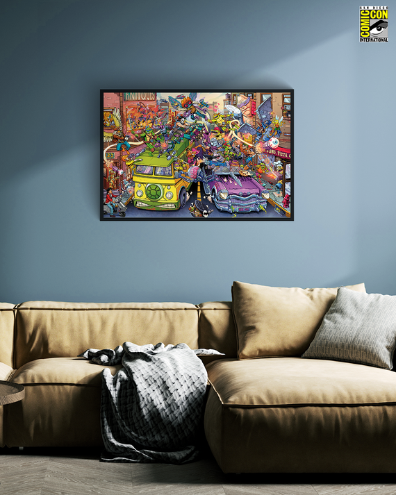 Teenage Mutant Ninja Turtles Pizza Van (Timed Edition) Poster