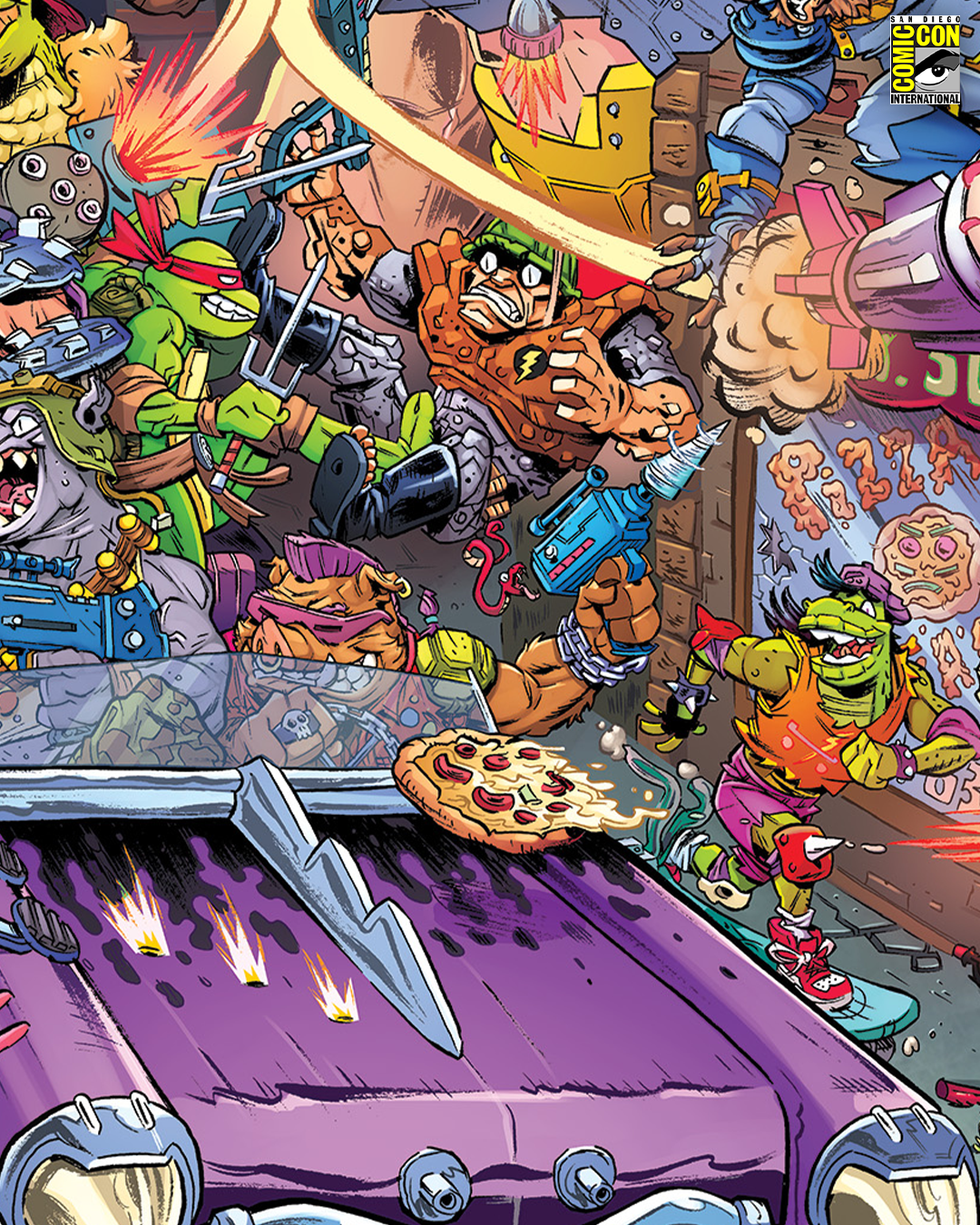 ポスター RT-149553 Teenage Mutant Ninja Turtles Pizza Van (Timed Edition) Poster – Mondo