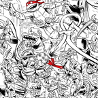 Teenage Mutant Ninja Turtles Pizza Van Mirage Variant Poster
