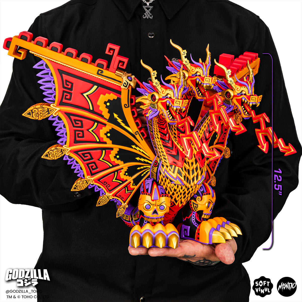 King Ghidorah - Vinyl Designer Figure by Urban Aztec - Monster