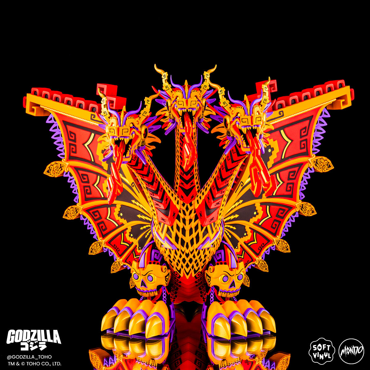 King Ghidorah - Vinyl Designer Figure by Urban Aztec - Monster