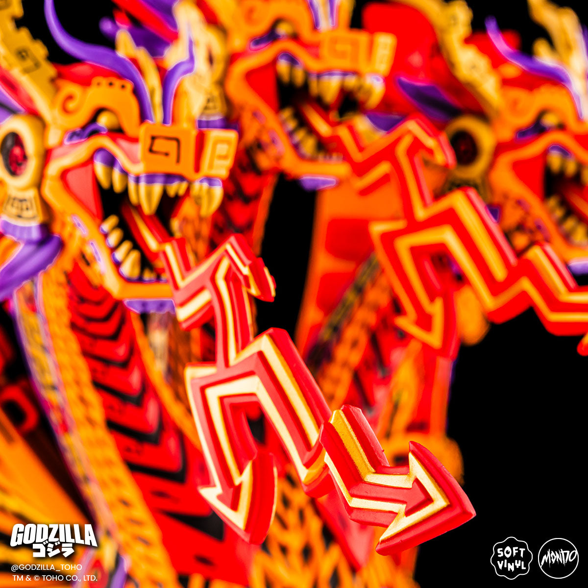 King Ghidorah - Vinyl Designer Figure by Urban Aztec - Monster