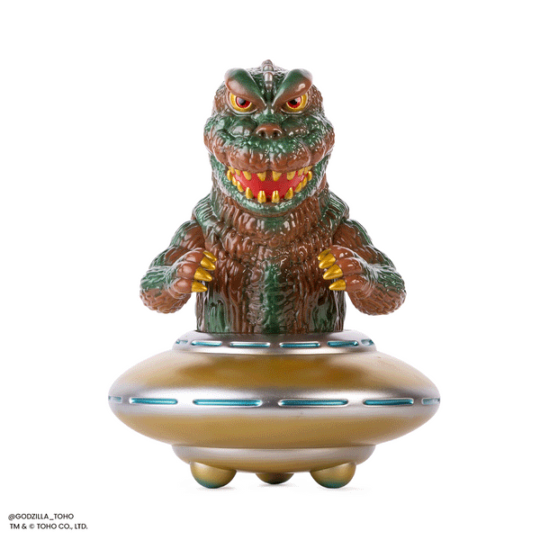 Godzilla UFO - Vinyl Designer Figure by Octeel - Invasion of the Astro-Monster Variant